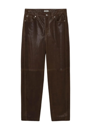 Simkhai Waldon leather panel trousers - Brown