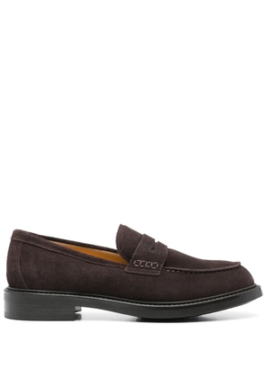 Doucal's suede loafers - Brown