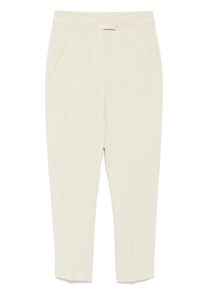 Patrizia Pepe Fly-motif trousers - Neutrals