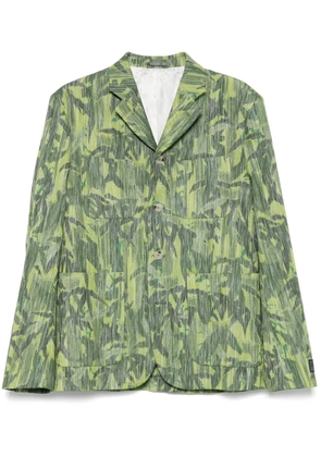 Kenzo Chiku-Rin Camo-motif blazer - Green