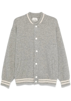 Laneus knitted bomber jacket - Grey