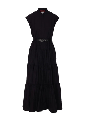 Max Mara cotton midi dress - Black