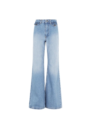 ROTATE BIRGER CHRISTENSEN flared high-waisted jeans - Blue