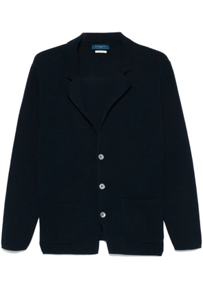 Daniele Fiesoli textured cardigan - Blue