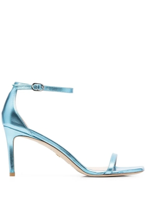 Stuart Weitzman Nudistcurve 75mm heel sandals - Blue
