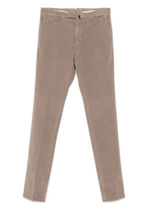 Incotex slim-cut trousers - Neutrals
