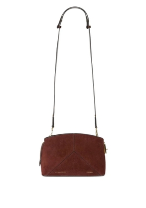 Victoria Beckham Victoria zip-fastening cross body bag - Brown