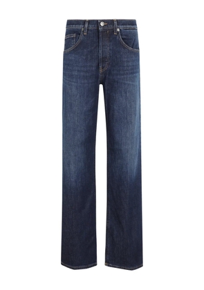 DONDUP logo-patch jeans - Blue