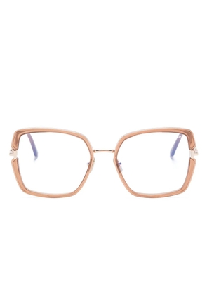 TOM FORD Eyewear FT5985B square-frame glasses - Neutrals