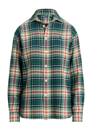 Polo Ralph Lauren plaid-pattern cotton shirt - Green
