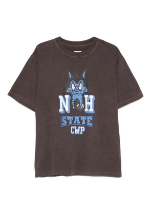 Neighborhood NH wolf-print T-shirt - Brown