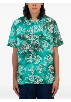 BEAMS PLUS patterned cotton shirt - Green