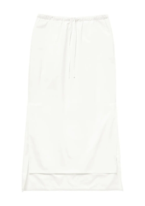 1989 STUDIO asymmetric maxi skirt - White