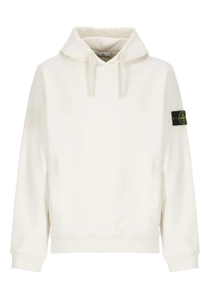 Stone Island 6100029 Brushed cotton hoodie - Neutrals