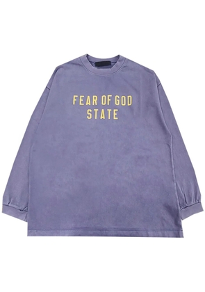 FEAR OF GOD ESSENTIALS logo-print sweatshirt - Purple