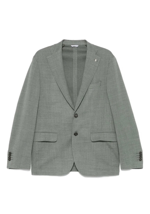Manuel Ritz brooch-detail blazer - Green