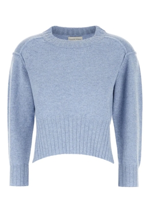 LouLou de Saison Lian ribbed-hem cashmere sweater - Blue