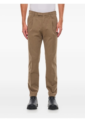 PT Torino pleated-front regular trousers - Brown