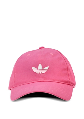 adidas logo-embroidered cotton cap - Pink