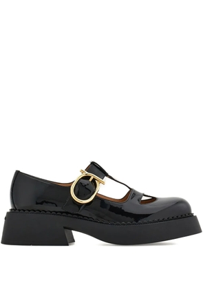 Ferragamo T-strap buckle pumps - Black