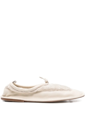 Hereu Puntera mesh-panel ballet flats - Neutrals