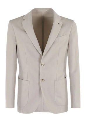 l.b.m. two-button tailored blazer - Neutrals