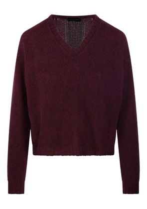 Roberto Collina V-neck sweater - Red