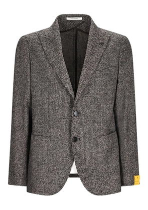 Tagliatore textured two-button jacket - Grey