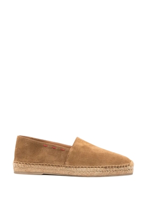 Kiton suede espadrilles - Brown