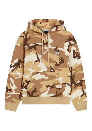 PATTA woodland-camouflage hoodie - Brown