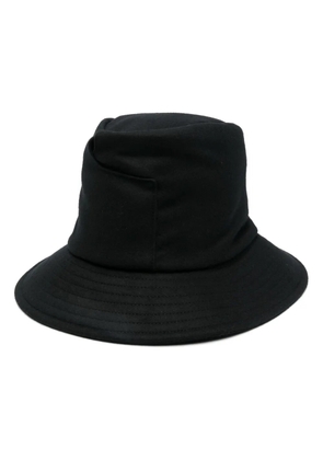 Yohji Yamamoto felted hat - Black