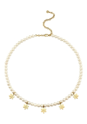 Sydney Evan 14K yellow gold Daisy diamond necklace