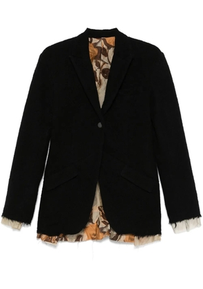 CHIAHUNG SU textured blazer - Black
