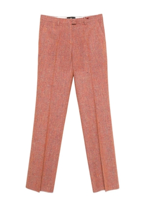 ETRO speckled tweed trousers - Red