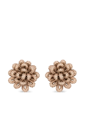 Rosantica embellished-flower earring - Gold