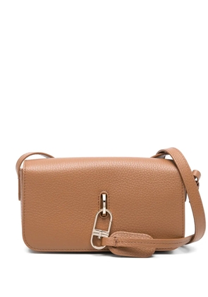 Giorgio Armani mini leather cross body bag - Brown