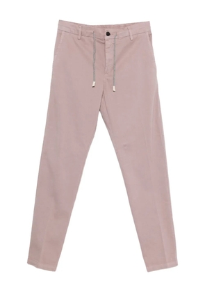 Eleventy drawstring-fastening trousers - Purple