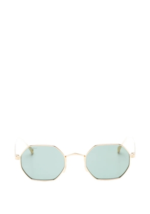 Cartier Eyewear geometric-frame sunglasses - Gold