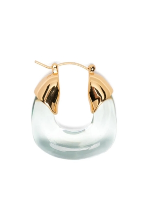 Lizzie Fortunato mini organic hoops earrings - Blue