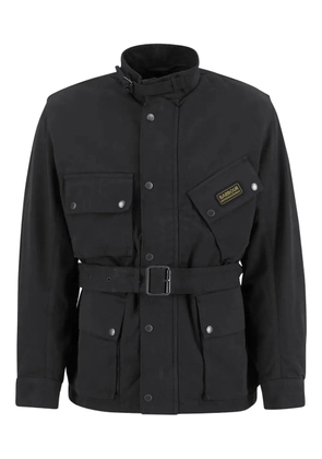 Barbour A7 belted jacket - Black