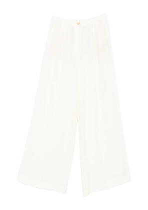 Forte Forte pleat-detailed trousers - Neutrals