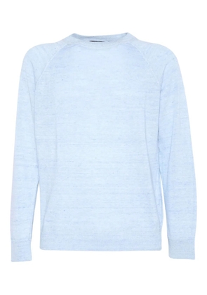 Filippo De Laurentiis raglan-sleeve crew-neck jumper - Blue