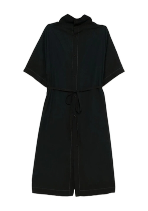 Kinyan Lam embroidered natural-dye shirt - Blue