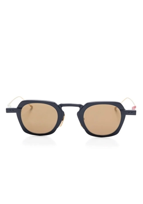 Thom Browne Eyewear colourblock sunglasses - Blue