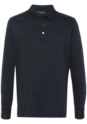 Zanone Interlock polo shirt - Blue