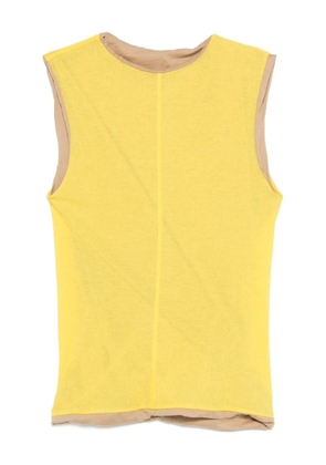 Sportmax contrast trim top - Yellow