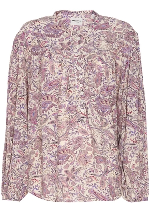 MARANT ÉTOILE Zalika shirt - Neutrals