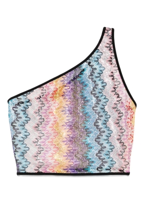 Missoni zigzag-knit top - Blue