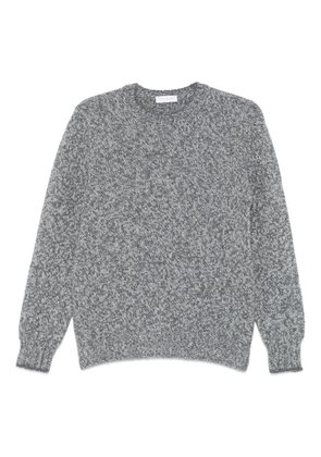 Gran Sasso speckled wool crew-neck sweater - Grey