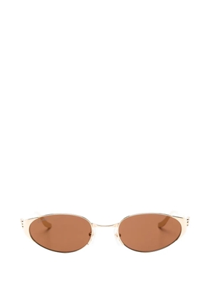 Cartier Eyewear oval-frame sunglasses - Gold